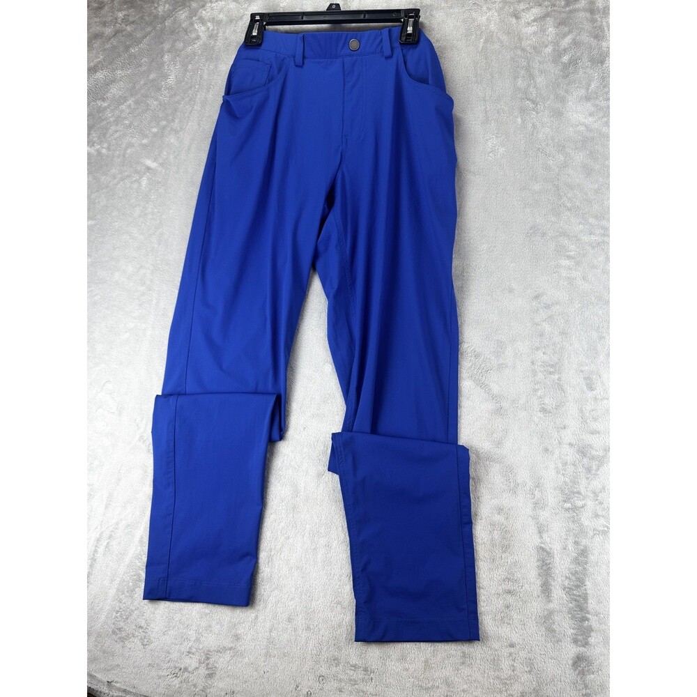 Redvanly Mens Pants XL Blue Performance Fabric Regular Golf Stretch Activewear